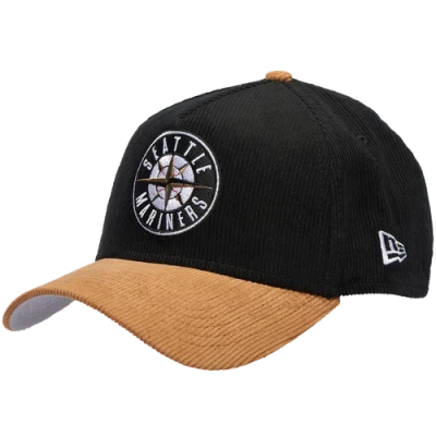 New Era Seattle Mariners  Mariners 940af Cord Cap In Black