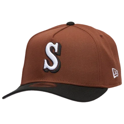 New Era Seattle Mariners  Mariners 9forty A-frame Cap In Brown