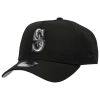 New Era Seattle Mariners  Mariners 9forty Metallic A-frame Cap In Black