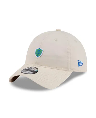 New Era Seattle Sounders Fc 9twenty Adjustable Low-crown Baseball Cap In Neutral
