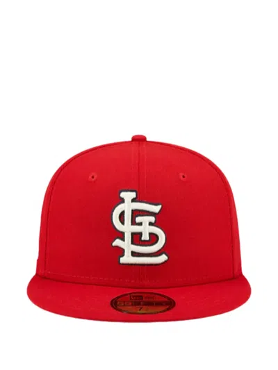 New Era St. Louis Cardinals-logo Fitted Cap In Red
