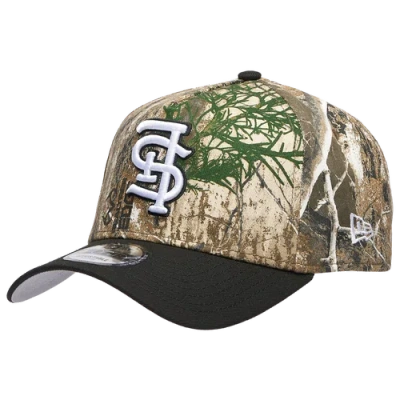 New Era St. Louis Cardinals  Cardinals 940 A-frame Realtree Cap In Brown