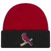New Era St. Louis Cardinals  Cardinals Waffled Knit Hat In Navy/white