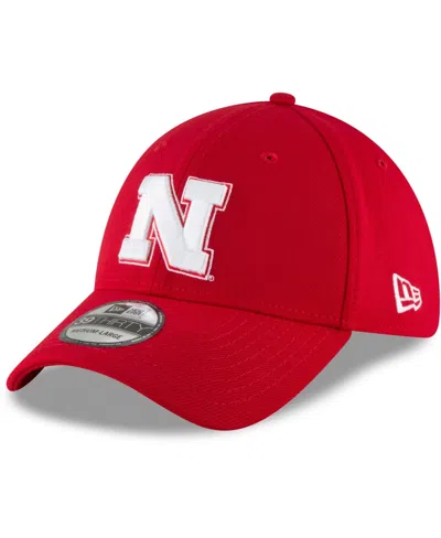 New Era Structured-fit College Classic 39thirty Baseball Cap In Red