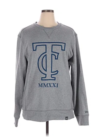 Pre-owned New Era Sweatshirt In Gray