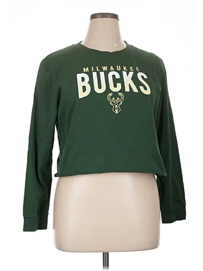 Pre-owned New Era Sweatshirt In Green