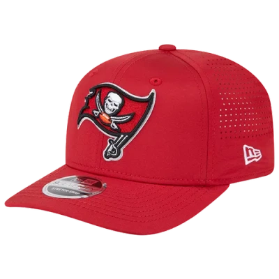New Era Tampa Bay Buccaneers  Buccaneers Perf 970 Adjustable Cap In Red