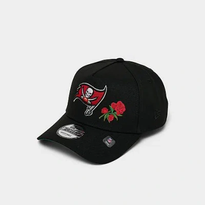 New Era Tampa Bay Buccaneers Nfl Rose 9forty A-frame Snapback Hat In Black