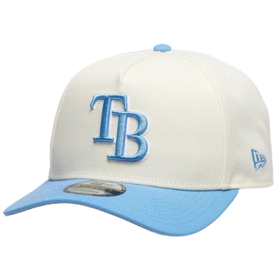 New Era Tampa Bay Rays  Rays 9forty A-frame Cap In Carolina/silver