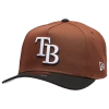 New Era Tampa Bay Rays  Rays 9forty A-frame Cap In Brown