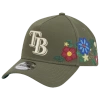 New Era Tampa Bay Rays  Rays 9forty A-frame Floral Cap In Green