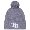 New Era Tampa Bay Rays  Rays Marl Pom Knit In Blue