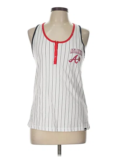 Pre-owned New Era Tank Top White Halter Neckline Tops