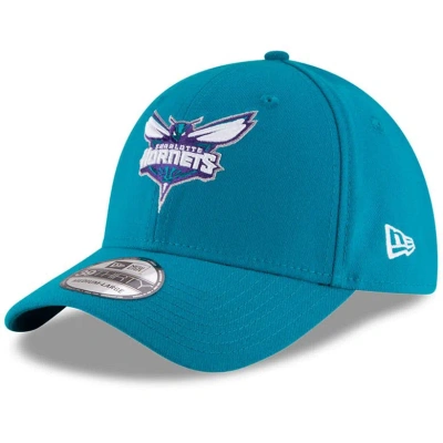 New Era Teal Charlotte Hornets Team Classic 39thirty Flex Hat