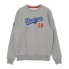 New Era Team Apparel Script Crew Losdod Men's Crewneck Sweatshirt In Gray