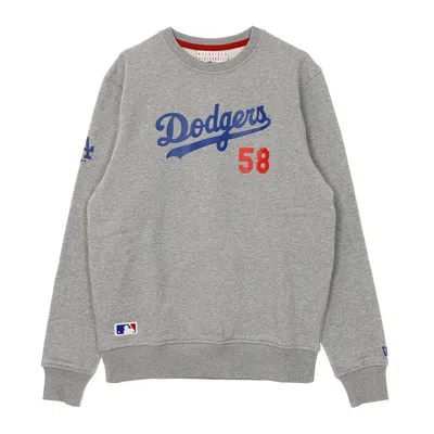 New Era Team Apparel Script Crew Losdod Men's Crewneck Sweatshirt In Gray