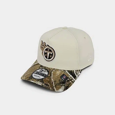 New Era Tennessee Titans Nfl 9forty Snapback Hat In White