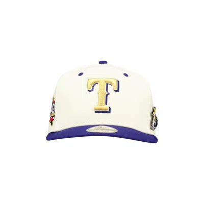 Pre-owned New Era Texas Rangers Mascot Pin Snapback 'cream/dark Blue' | Men's Size Onesize