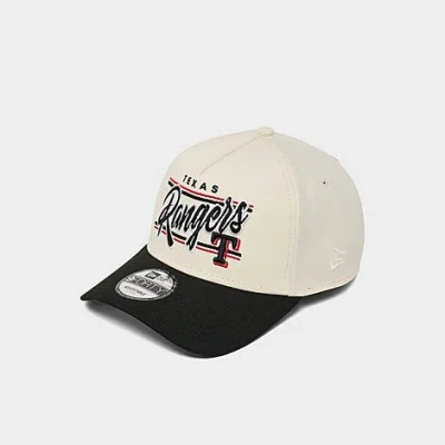 New Era Texas Rangers Mlb 9forty A-frame Snapback Hat In White