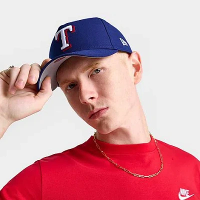 New Era Texas Rangers Mlb 9forty Core Snapback Hat In Blue