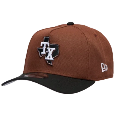 New Era Texas Rangers  Rangers 9forty A-frame Cap In Brown