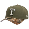 New Era Texas Rangers  Rangers 9forty A-frame Cap In Olive/multi