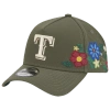 New Era Texas Rangers  Rangers 9forty A-frame Floral Cap In Green