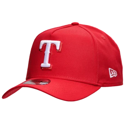 New Era Texas Rangers  Rangers 9forty A-frame Hat In Red