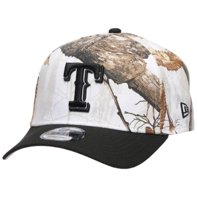 New Era Texas Rangers  Rangers 9forty A-frame Snow Realtree Cap In Multi