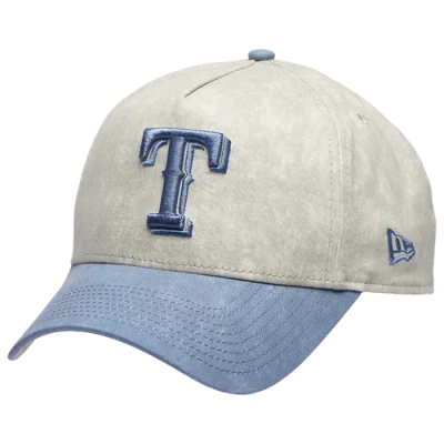 New Era Texas Rangers  Rangers 9forty A-frame Washed Cap In Neutral