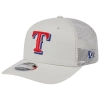 New Era Texas Rangers  Texans Perf 970 Adjustable Cap In Khaki/white