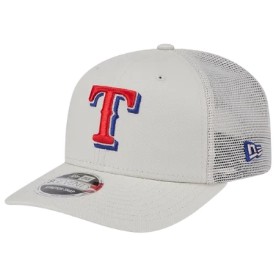 New Era Texas Rangers  Texans Perf 970 Adjustable Cap In Khaki/white