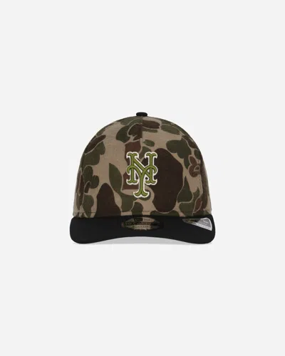 New Era Three Looms 19twenty New York Mets Mlb Wool Cap Duck Camo In Brown