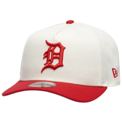 New Era Tigers 9forty A-frame Cap In White