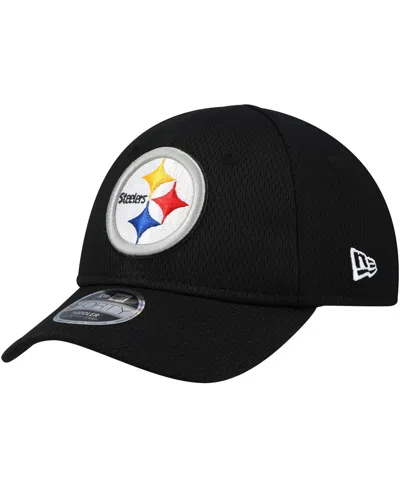 New Era Kids' Toddler Black Pittsburgh Steelers Main 9forty Adjustable Hat