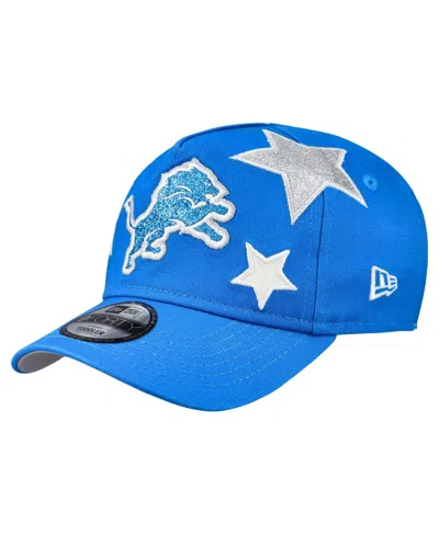 New Era Babies' Toddler Blue Detroit Lions Stardom 9forty A-frame Adjustable Hat