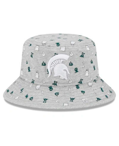 New Era Babies' Toddler Boys And Girls  Heather Gray Michigan State Spartans Critter Bucket Hat