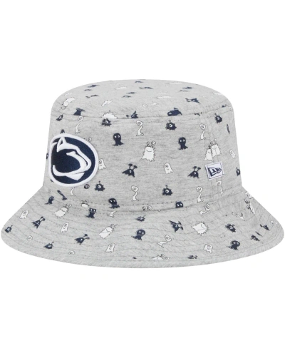 New Era Babies' Toddler Boys And Girls  Heather Gray Penn State Nittany Lions Critter Bucket Hat