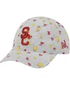 New Era Toddler Boys And Girls  Heather Gray Usc Trojans Allover Print Critter 9forty Flex Hat In Heather Gray
