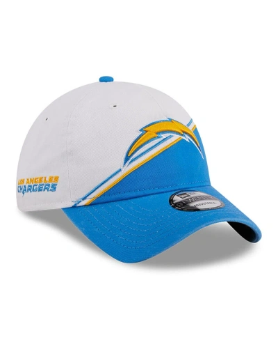 New Era Babies' Toddler Boys And Girls  White, Blue Los Angeles Chargers 2023 Sideline 9twenty Adjustable Hat In White,blue