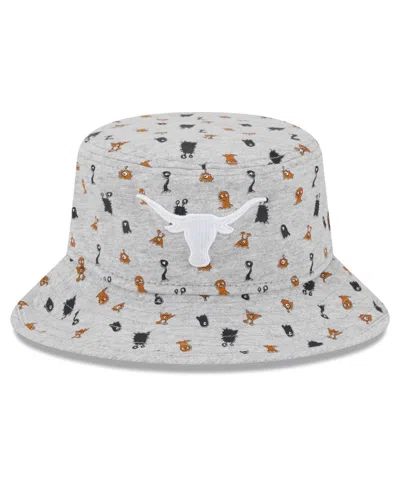 New Era Toddler Heather Gray Texas Longhorns Critter Bucket Hat