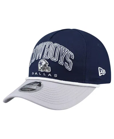 New Era Babies' Toddler Navy Dallas Cowboys Arch Coolera 9forty A-frame Adjustable Hat In Black