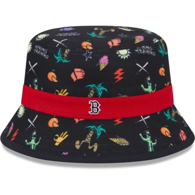 New Era Kids' Toddler  Navy Boston Red Sox Spring Training Icon Bucket Hat