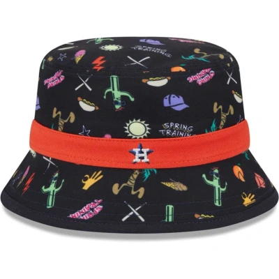 New Era Kids' Toddler  Navy Houston Astros Spring Training Icon Bucket Hat