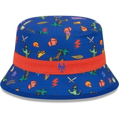 New Era Kids' Toddler  Royal New York Mets Spring Training Icon Bucket Hat In Blue