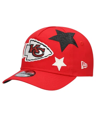 New Era Babies' Toddler Red Kansas City Chiefs Stardom 9forty A-frame Adjustable Hat