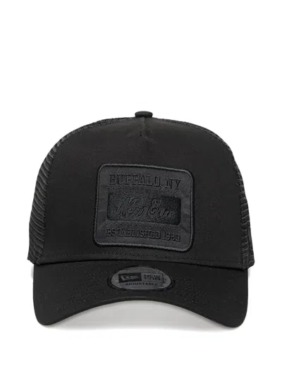 New Era Tonal-patch Trucker Cap In Black
