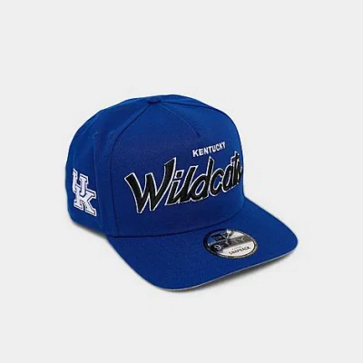 New Era University Of Kentucky Wildcats 9fifty A-frame Snapback Hat In Blue