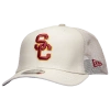 New Era Usc Otc 9seventy Perform Cap In Khaki/maroon