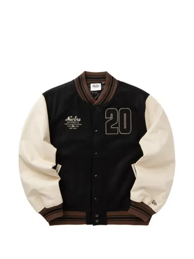 New Era Varsity Jacket In Black
